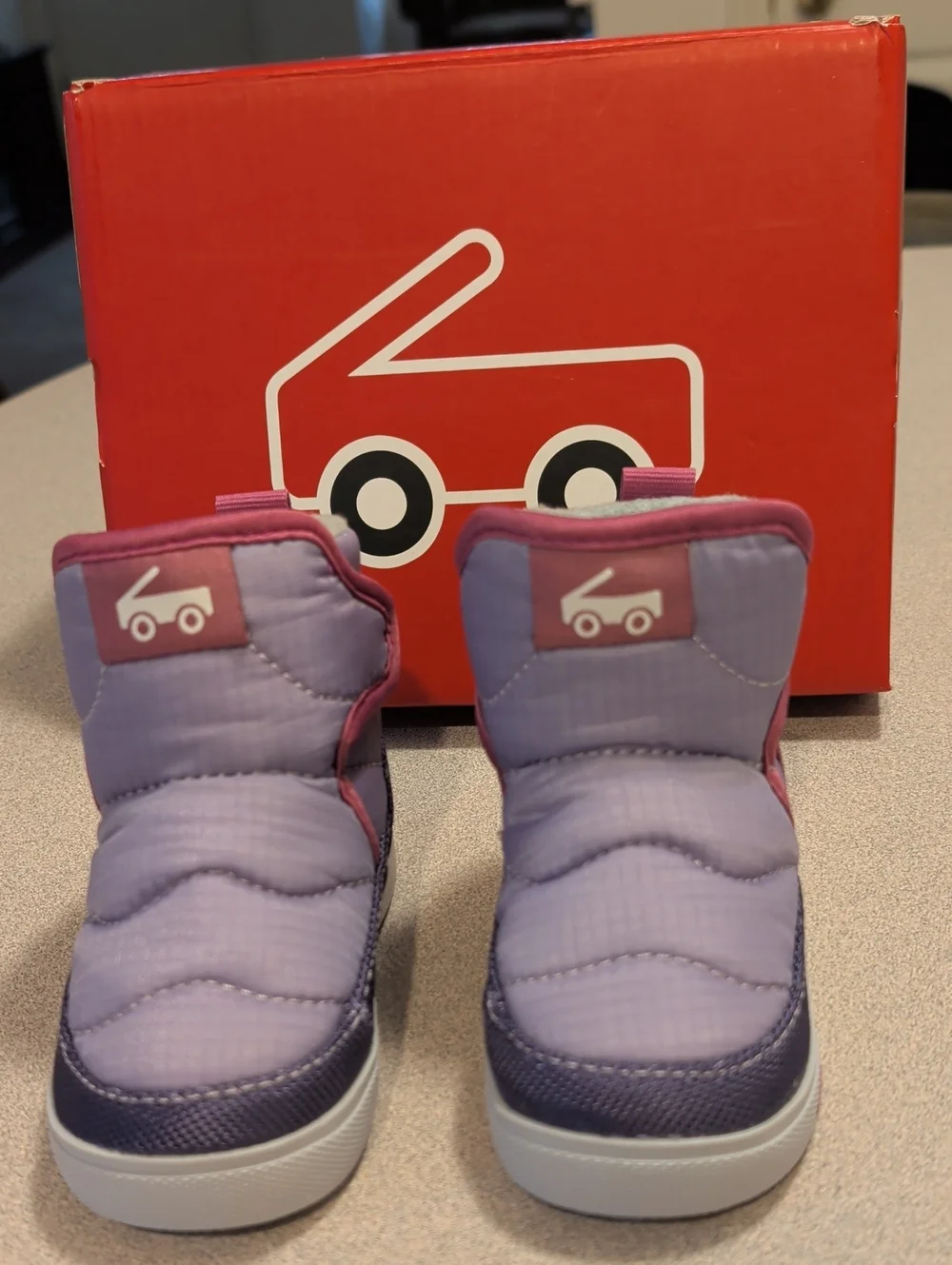 Adorable See Kai Run TeddyHeirloom Purple Toddler Boots New in Box